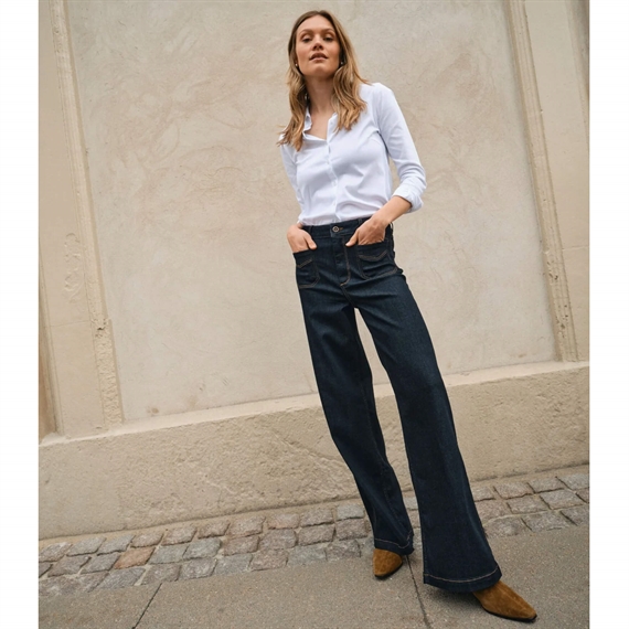 Mos Mosh Colette Deluxe Jeans, Dark Blue